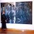 Ann with Kali Diptych, Cooper Union Exhibit mid 1980s